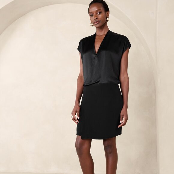 Banana Republic Claudine Mini Dress XL NWT - Picture 1 of 4